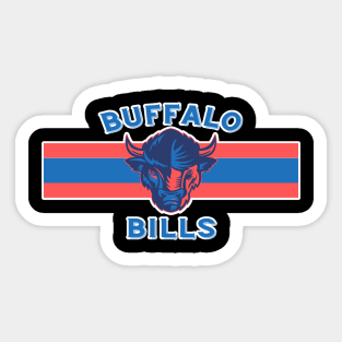 Buffalo Bills Modern Design T-Shirt Sticker